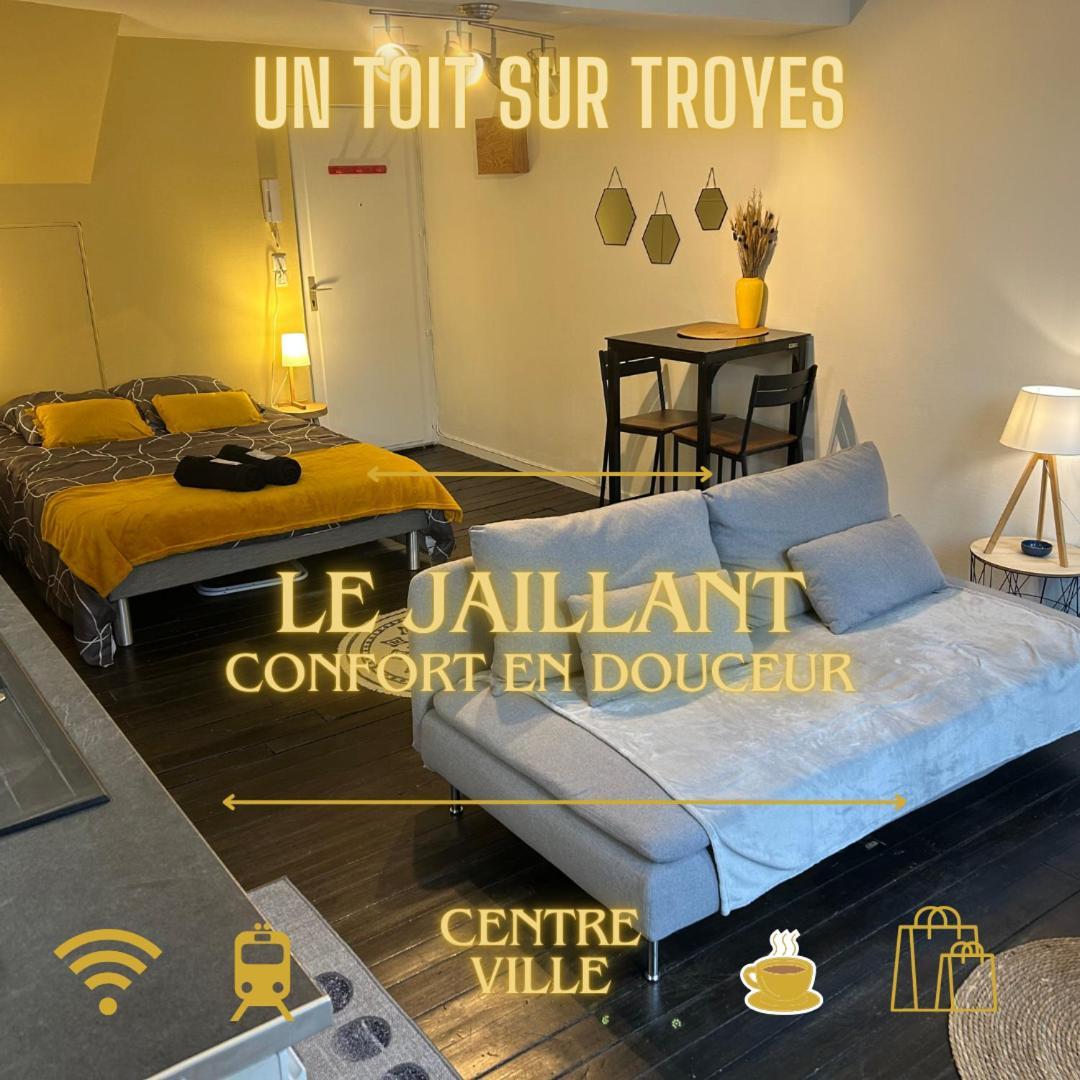 Le Jaillant - Wifi - Centre Ville Historique - Proche Gare ทรัวส์ ภายนอก รูปภาพ